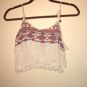 boho beaded crop top